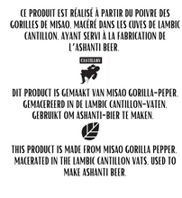 Charger l'image dans la galerie, Poivres des Gorilles MISAO x Ashanti Lambic Cantillon