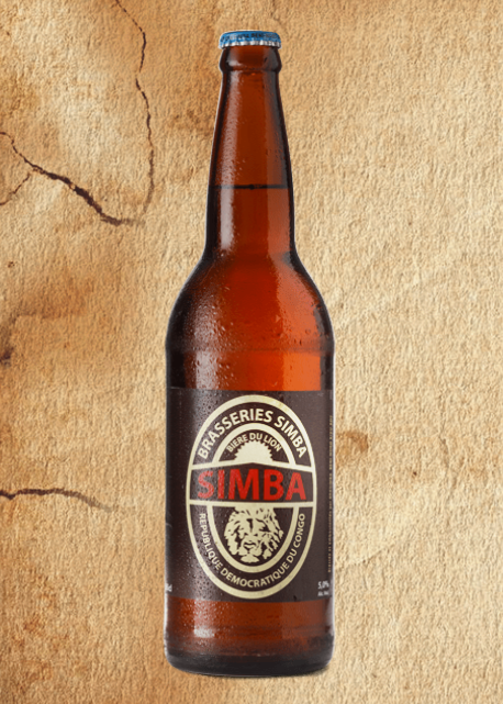 Bière Simba 73cl (5%) made in DR Congo