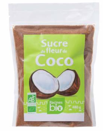 Sucre de fleur de coco (480g) - Racines bio
