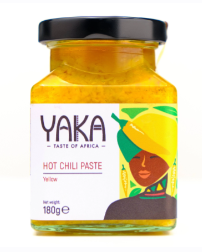 Pâte de piments jaunes  (piquant) (180g) - Yaka Foods Ghana