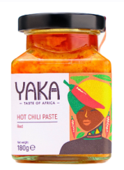 Pâte de piments rouges ( moyen) (180g)  - Yaka Foods Ghana