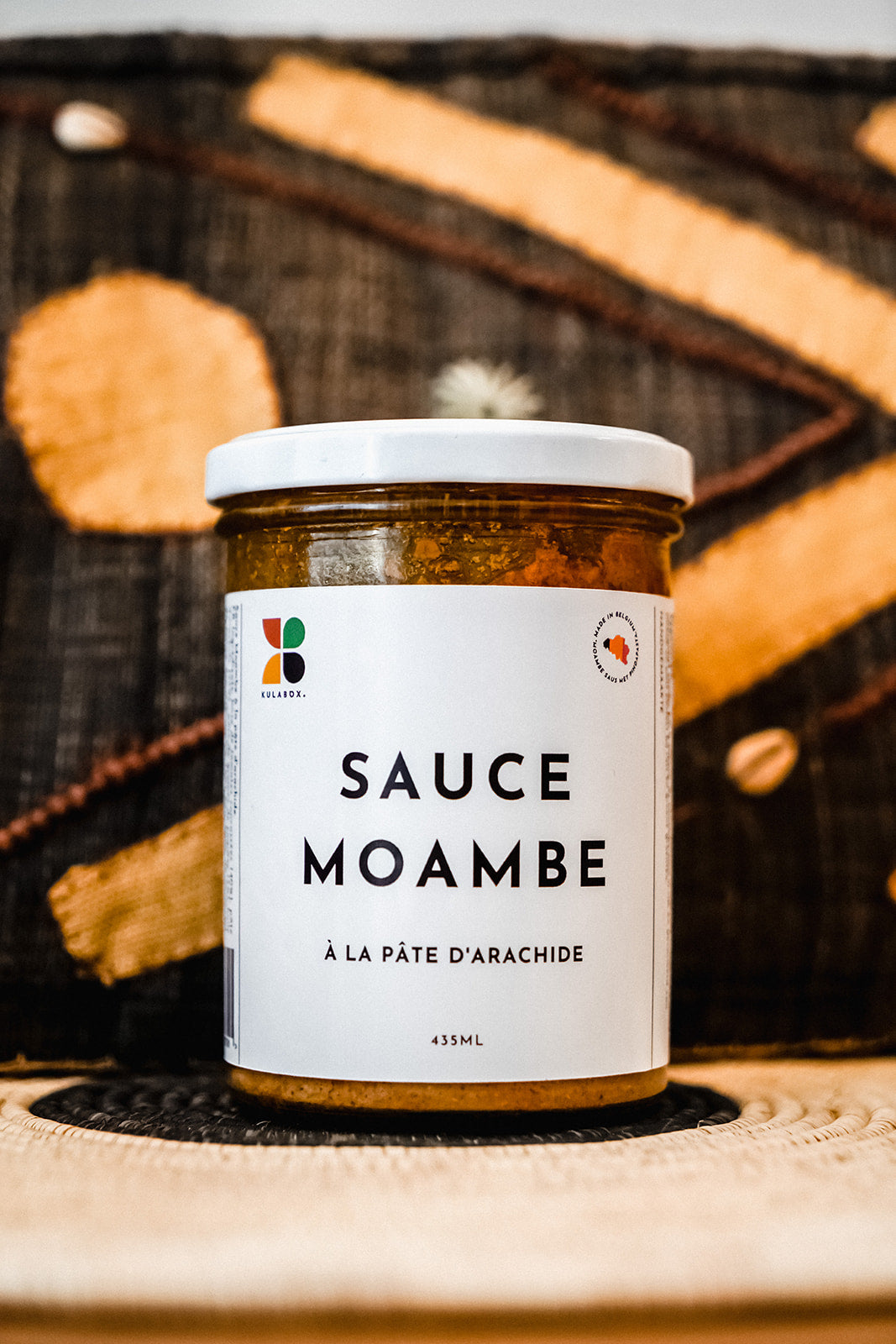 Sauce Moambe Kulabox (revisitée, à la pâte d'arachide) 355gr, prête à